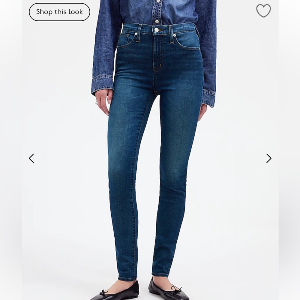 Madewell 10inch High Rise Skinny